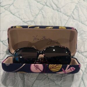 Vera Bradley Black Sunglasses and Case